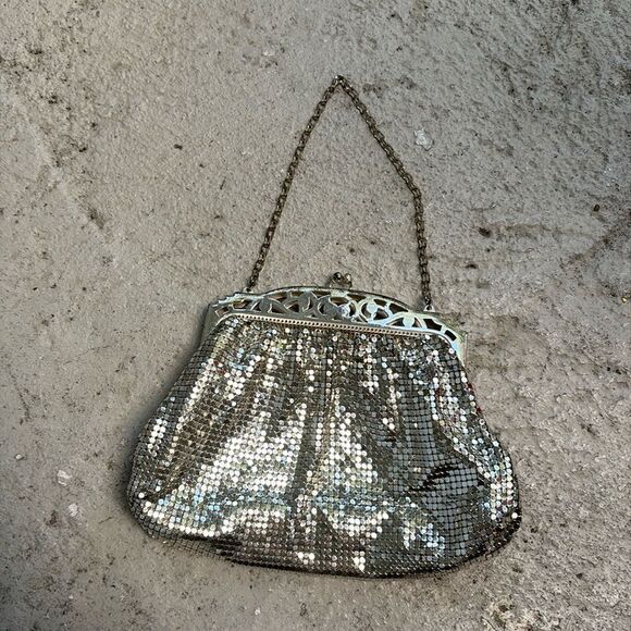 Whitening & Davis filigree, and mesh bag - Picture 1 of 7